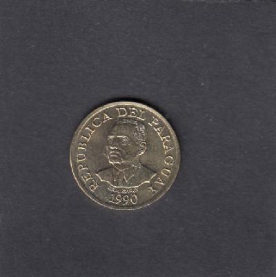 Beschrijving: 10 Guaranies  F.A.O.